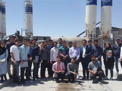 بازدید دانشجویان دانشگاه علم و صنعت ایران از کارخانه ونديداد